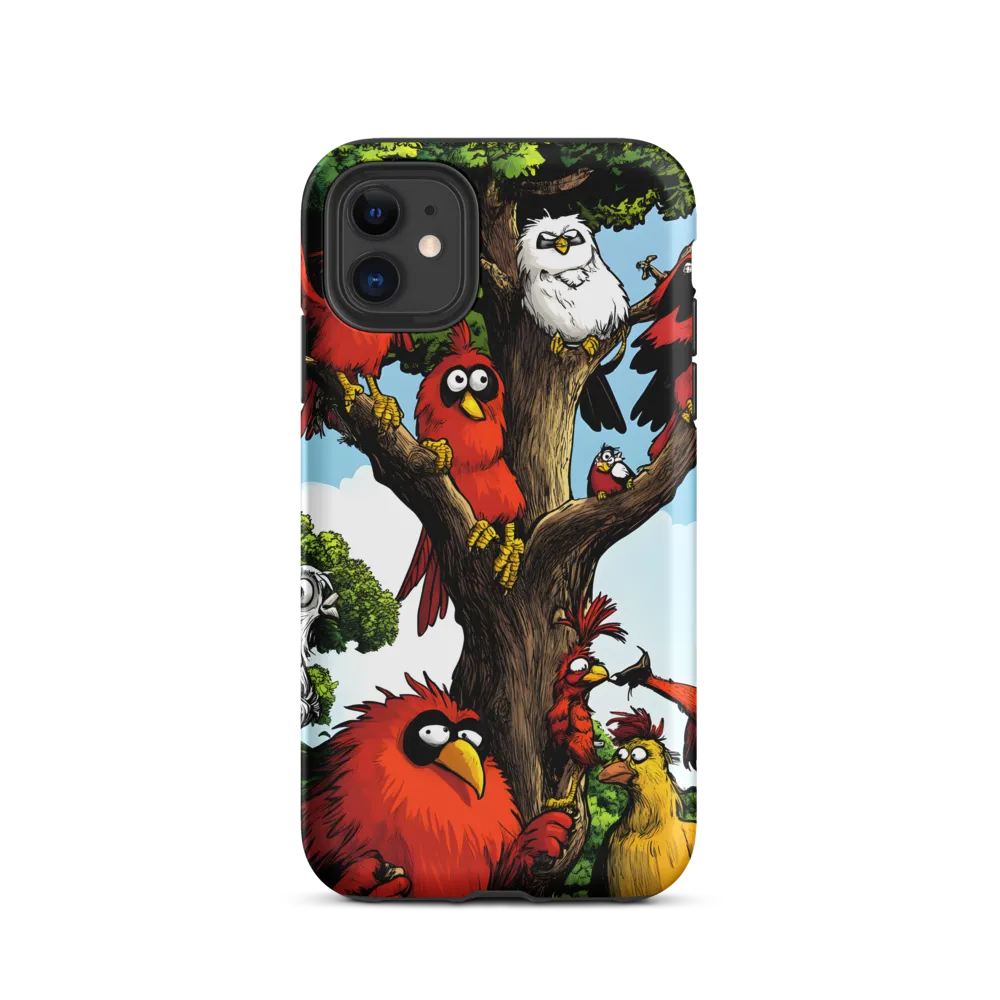 Whimsical Avian Gathering