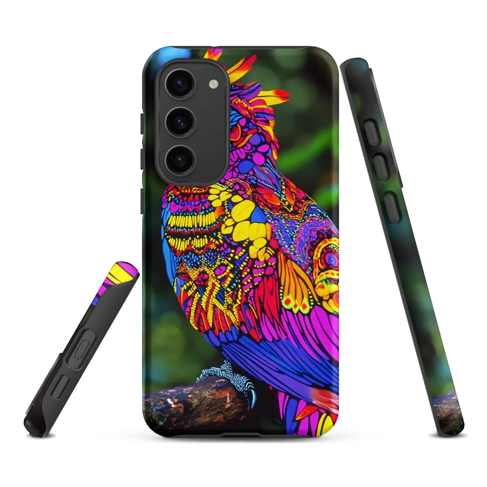 Vibrant Psychedelic Parrot