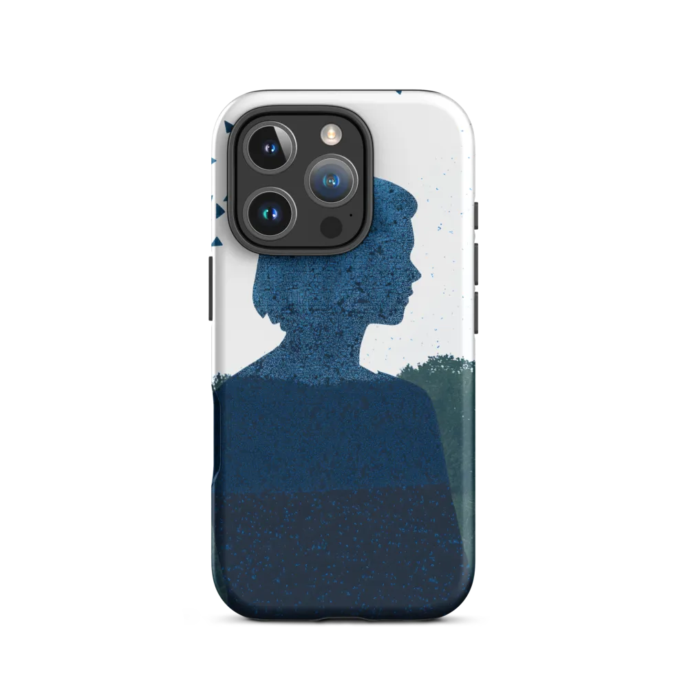 Blue Contemplation | Phone Case |  16 Pro | Tough Case | Matte