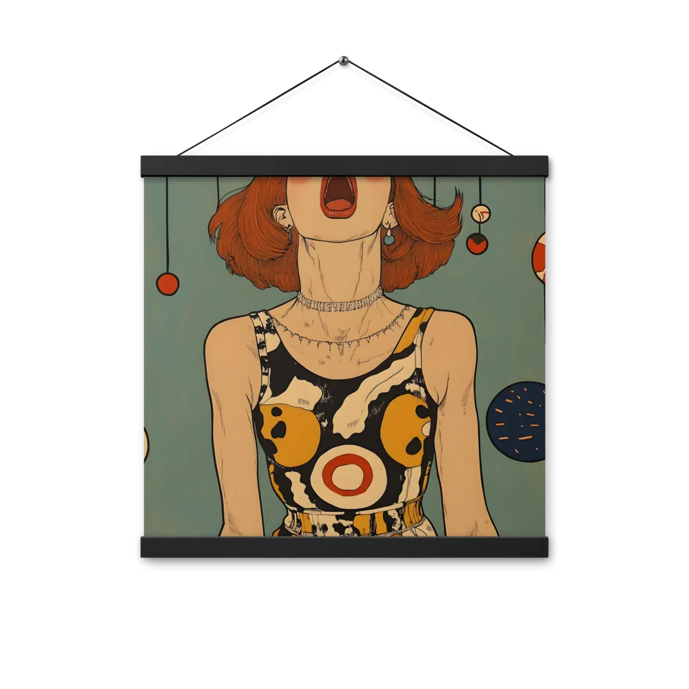 Awakening Expression | Poster With Black Wood Hanger | 16″×16″