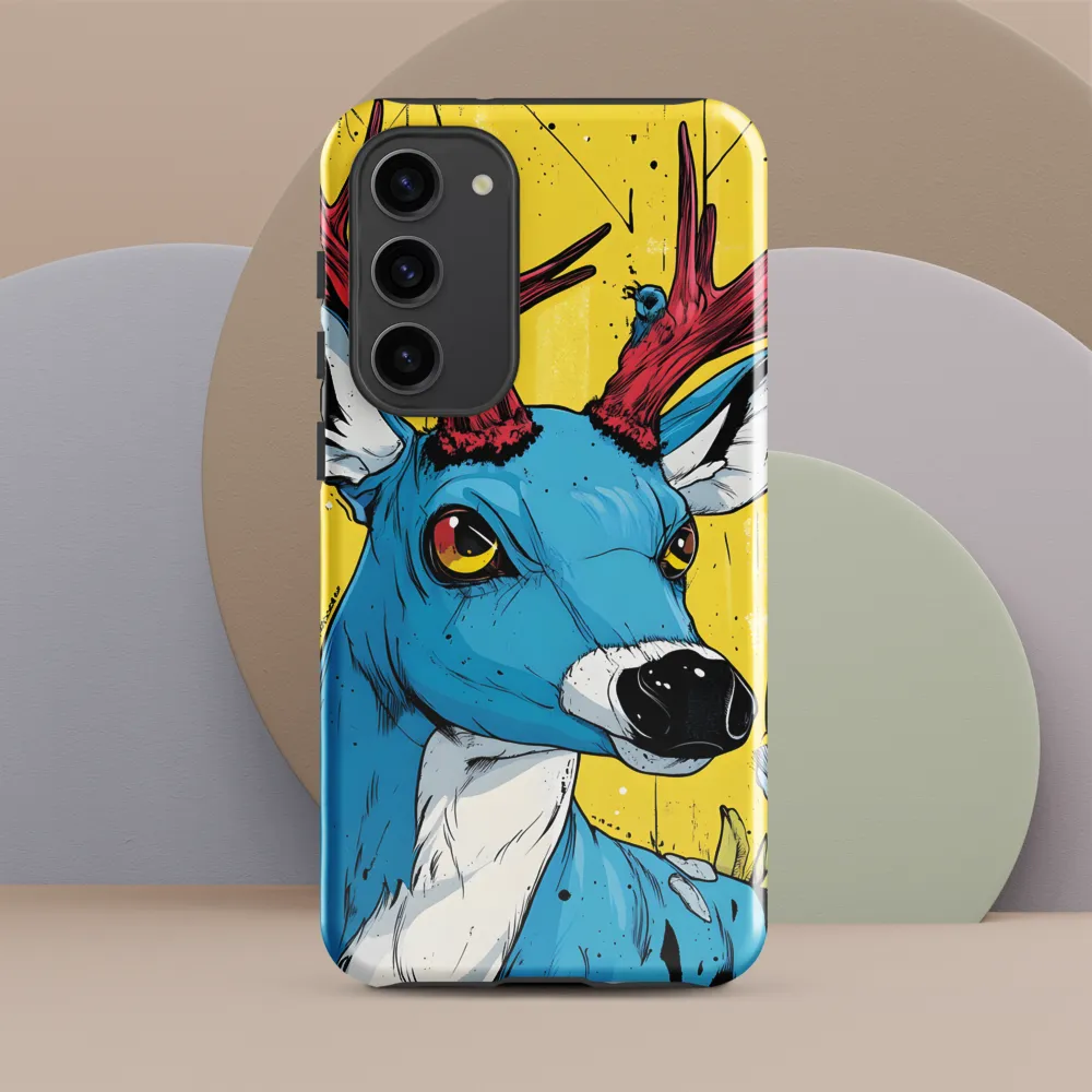 Vivid Antlers: A Modern Take on Nature