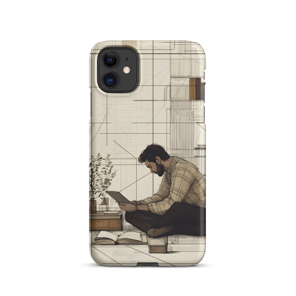 Quiet Reflections in Line | Phone Case |  11 | Snap Case | Matte