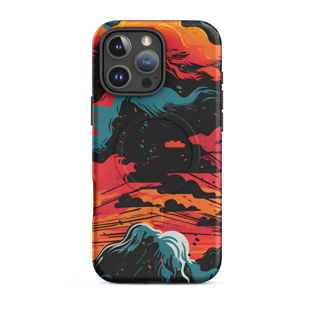 Ethereal Twilight: A Dramatic Landscape in Motion
