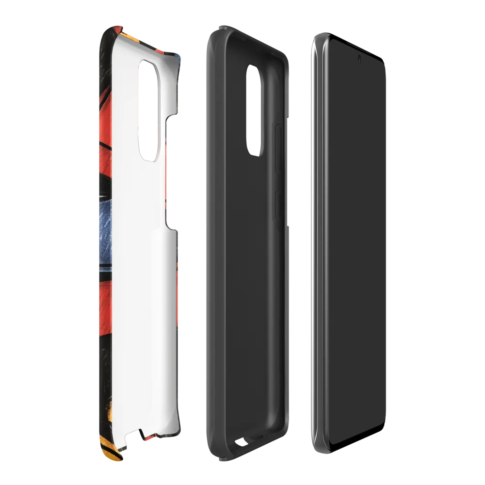 Vibrant Geometry in Motion | Phone Case |  S20 Plus | Tough Case | Matte