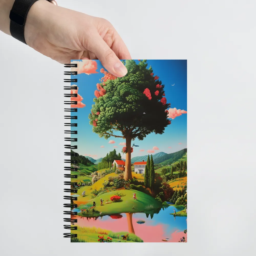 Whimsical Harmony of Nature | Spiral Notebook