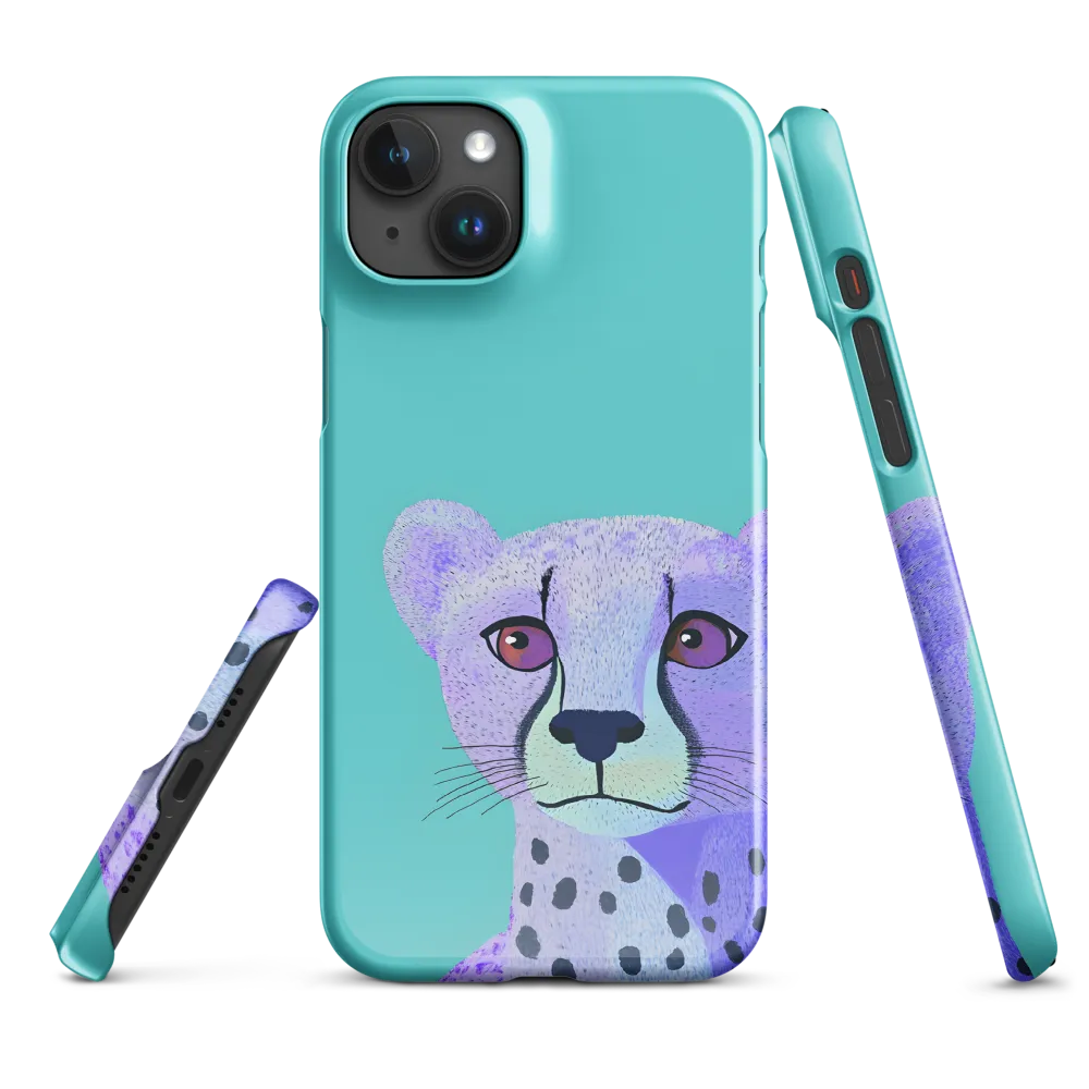 Curious Cheetah | Phone Case |  15 Plus | Snap Case | Glossy