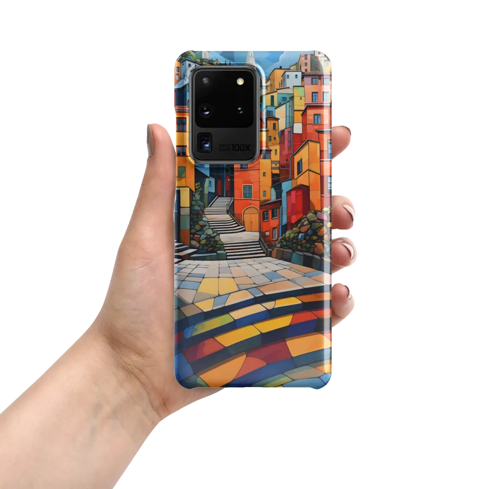 Vibrant Village: A Cubist Journey