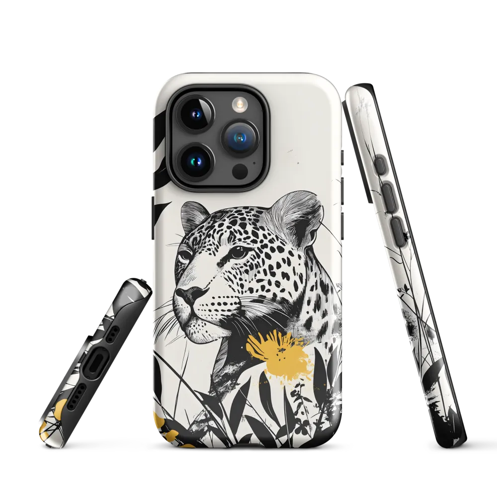 Majestic Leopard Amongst Flora