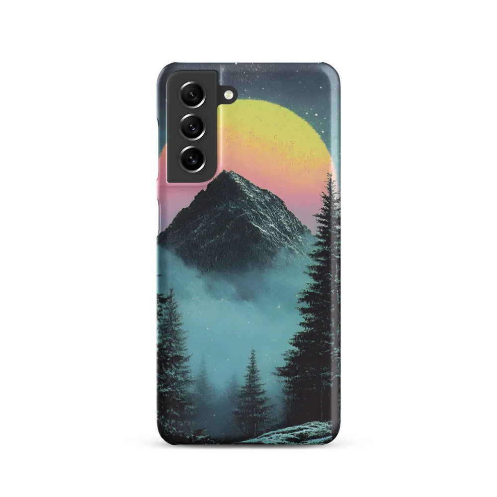 Ethereal Peaks Under Celestial Lights