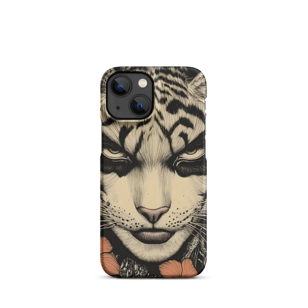 Feline Majesty: The Human-Leopard Connection | Phone Case |  13 Mini | Snap Case | Matte