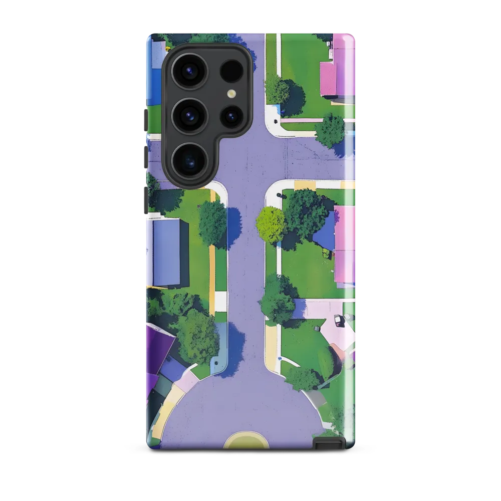 Aerial Harmony: Suburban Crossroads