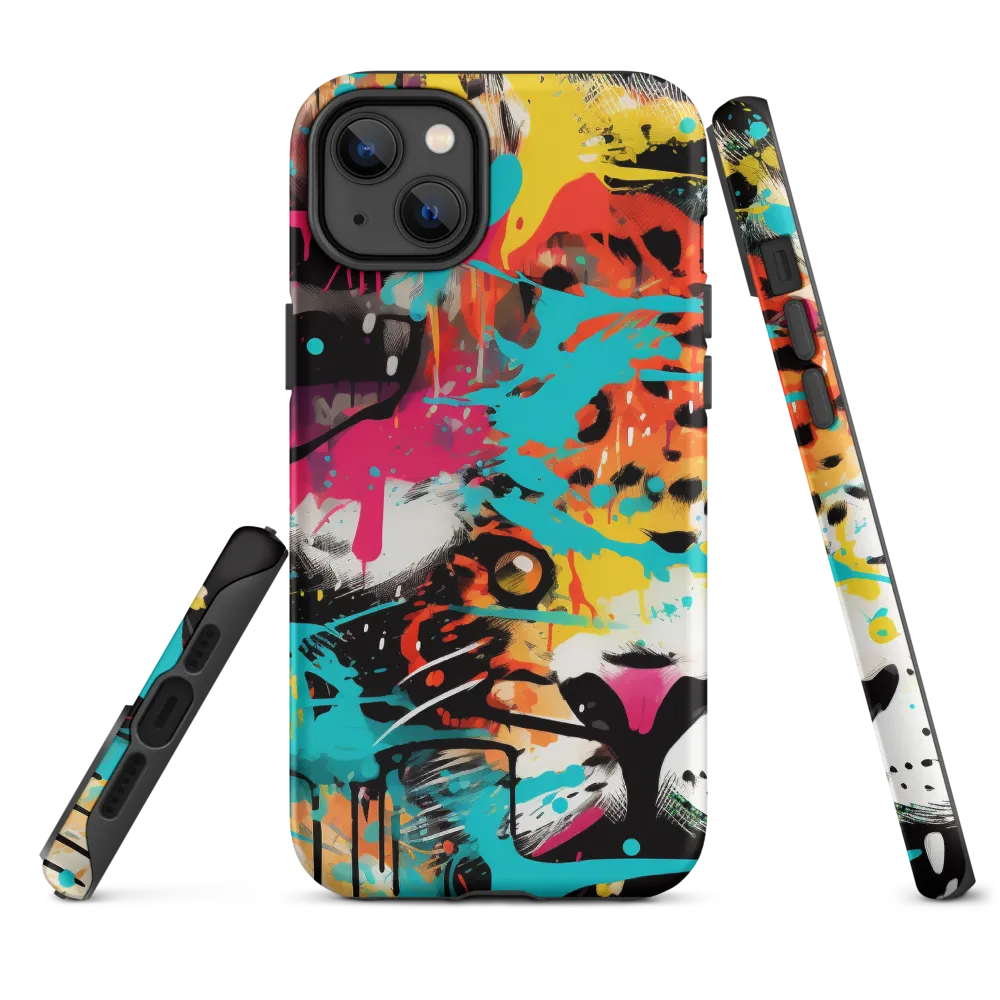 Fierce Fusion: Tiger and Lion in Graffiti