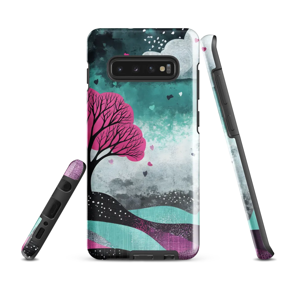 Whimsical Landscape of Love | Phone Case |  S10 Plus | Tough Case | Glossy