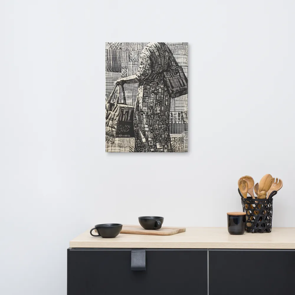 Urban Reflections: A Shopping Narrative | Canvas | 18″×24″