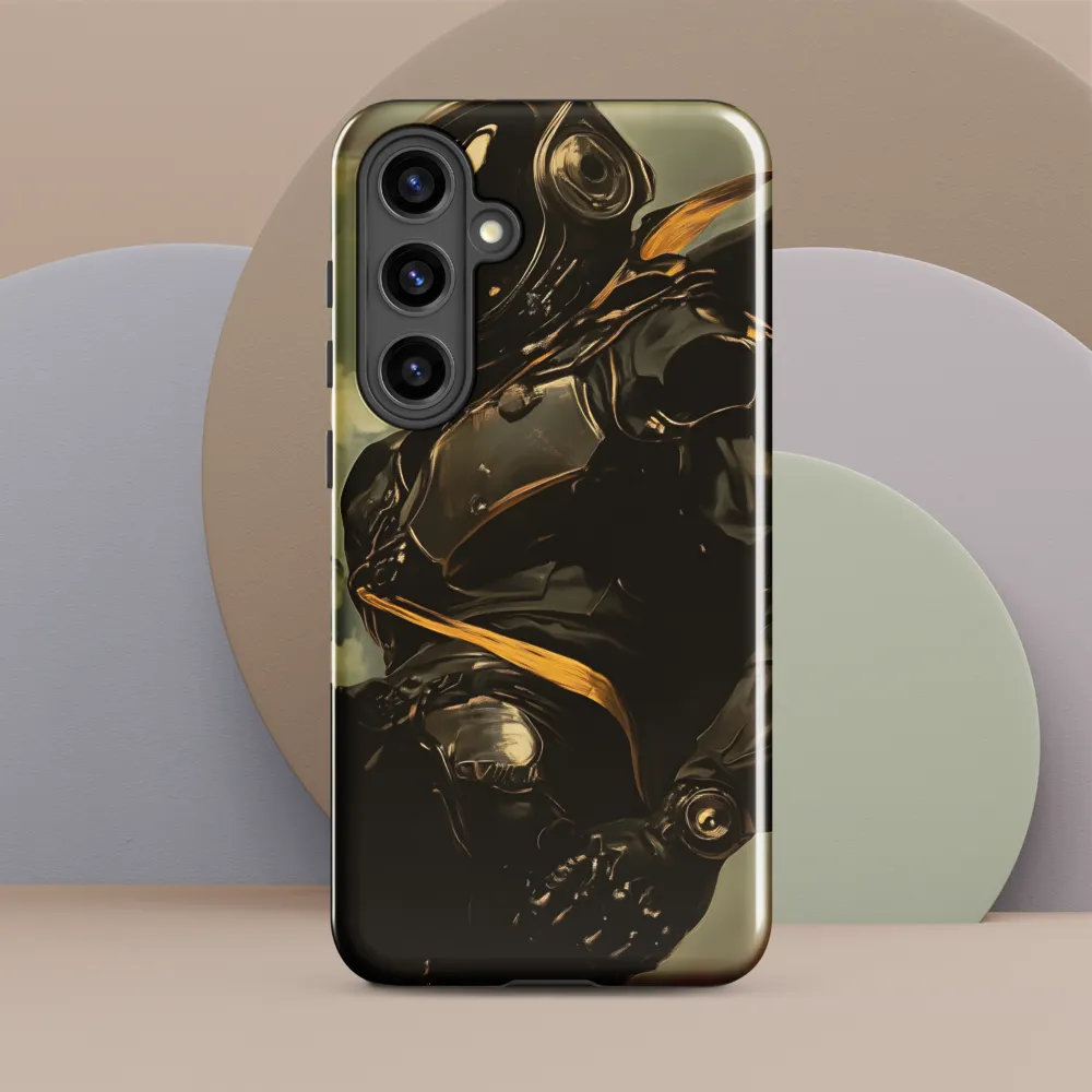 Ethereal Explorer: The Enigmatic Astronaut | Phone Case |  S24 Plus | Tough Case | Glossy