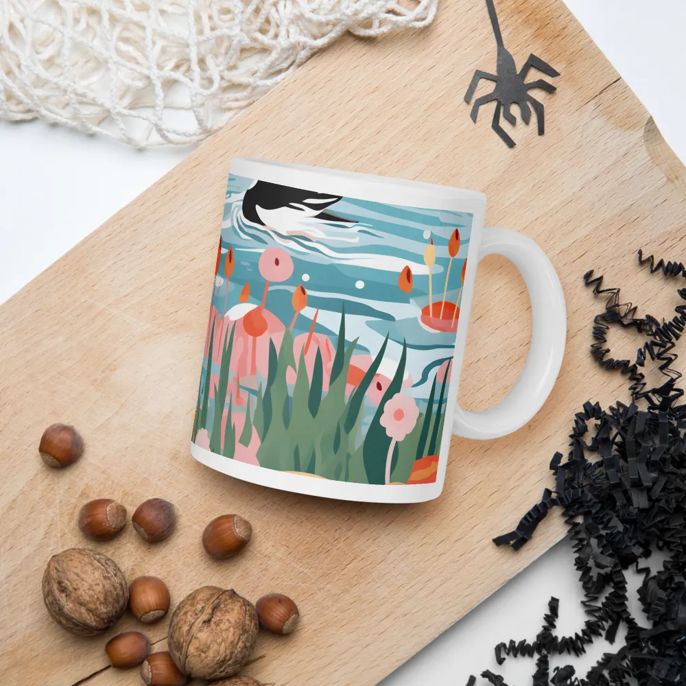 Serenity in Aquatic Harmony | Mugs | Multiple Sizes & Colors