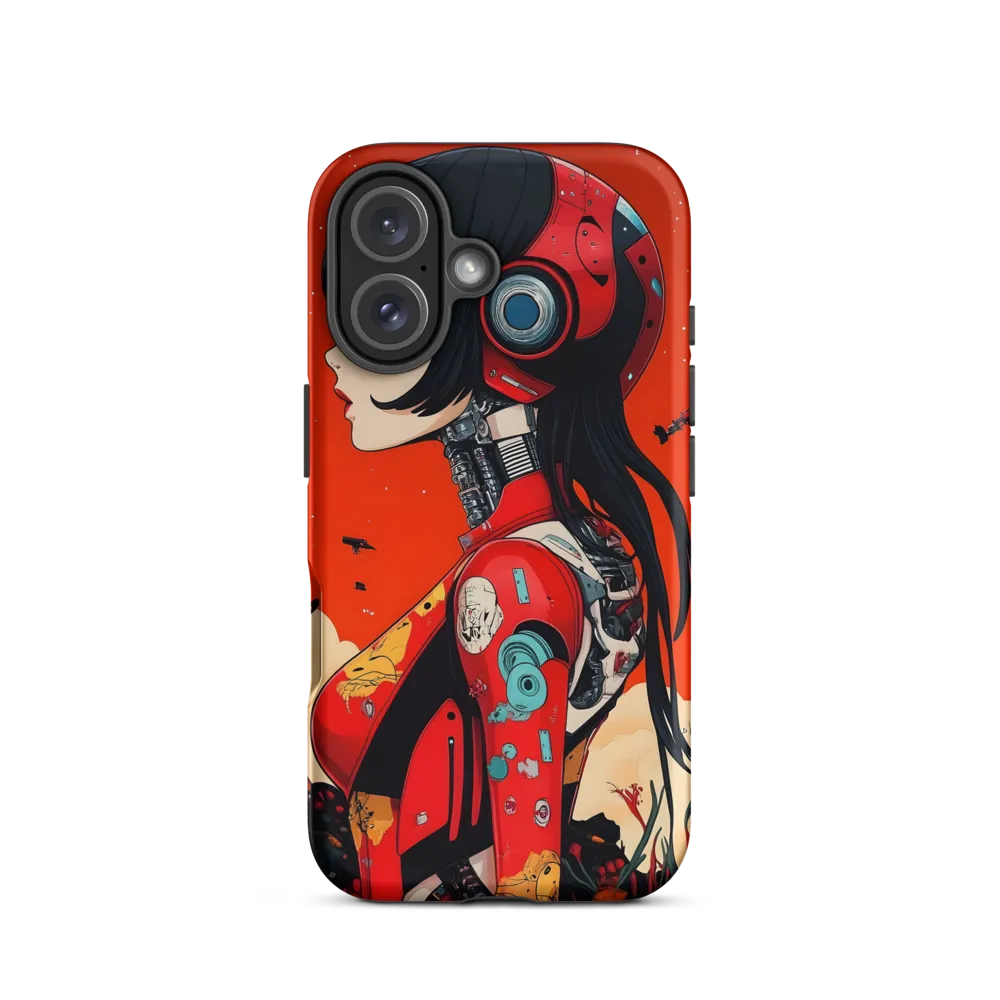 Ethereal Mechanica: A Cyberpunk Portrait | Phone Case |  16 | Tough Case | Matte