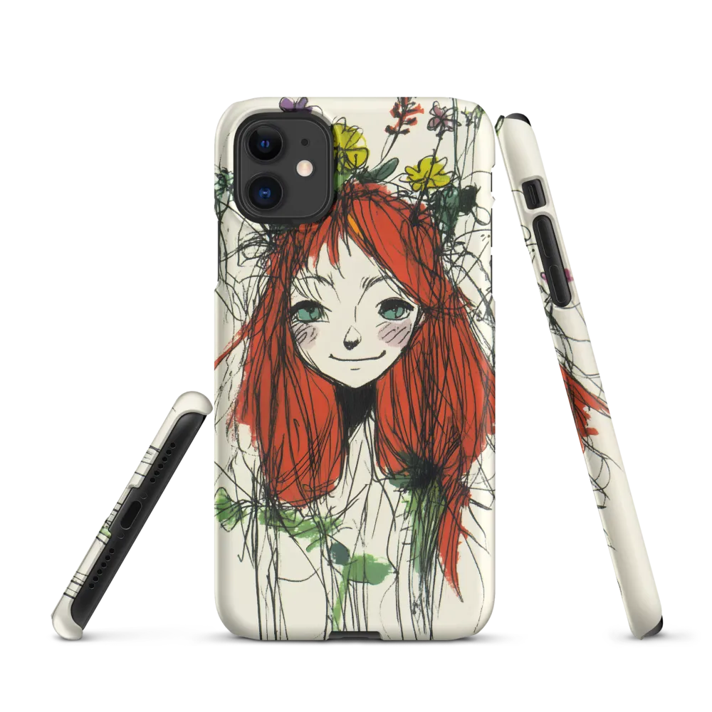 Whimsical Floral Portrait