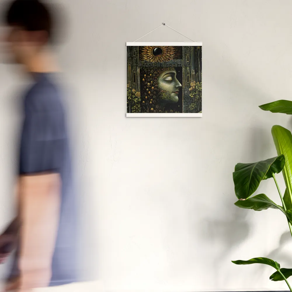 Nature’s Embrace: The Infinite Connection | Poster With White Wood Hanger | 16″×16″