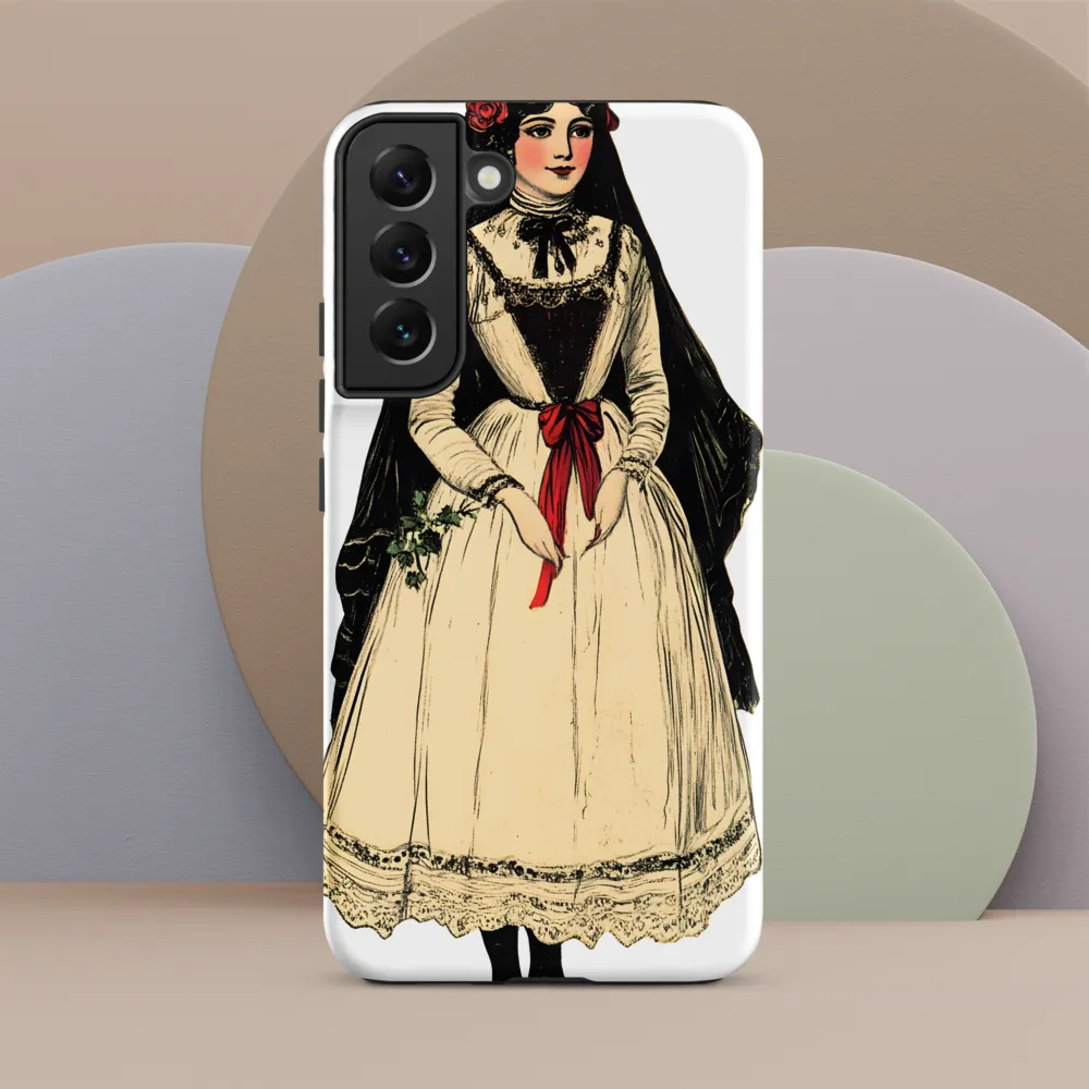 Elegance in Tradition: A Folk Portrait