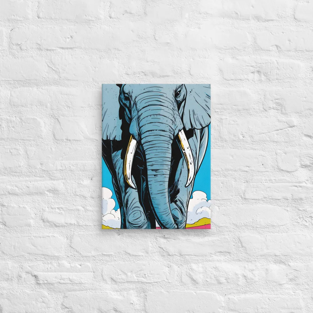 Majestic Presence: The Elephant | Canvas | 12″×16″