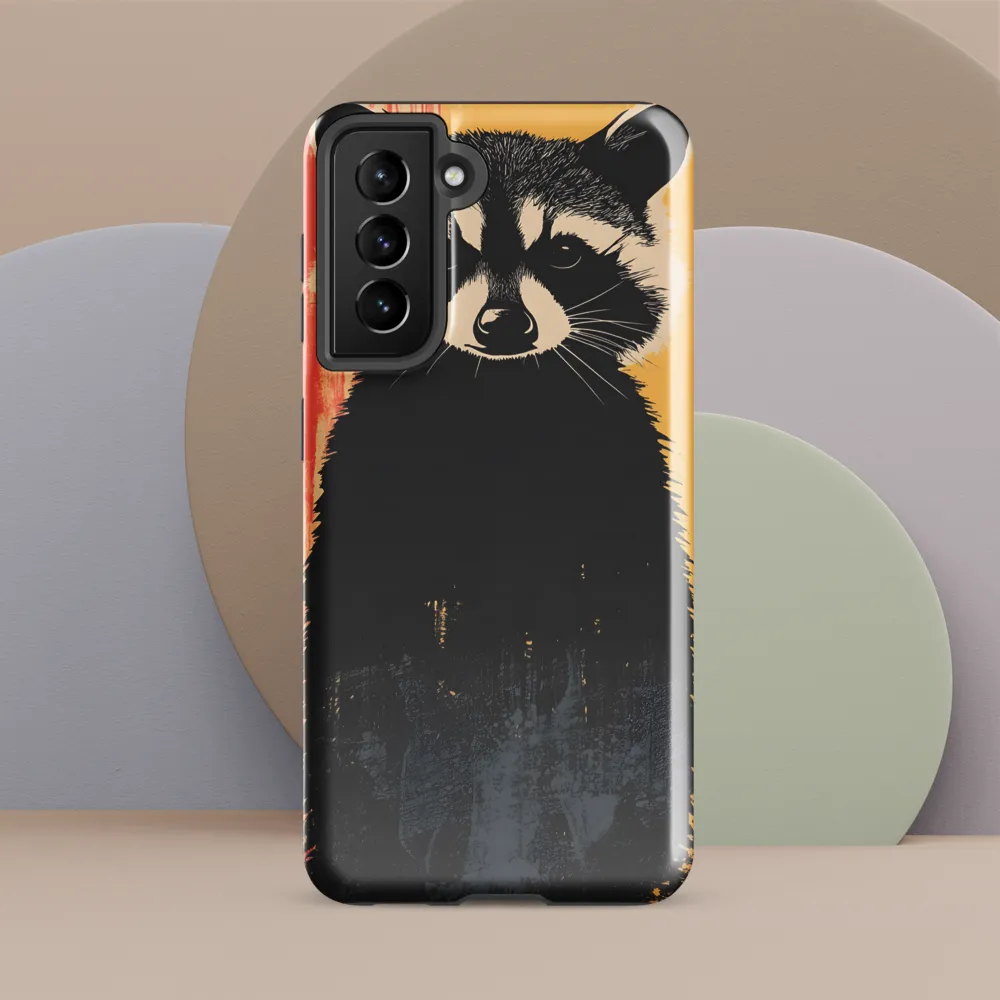 Whimsical Raccoon Portrait