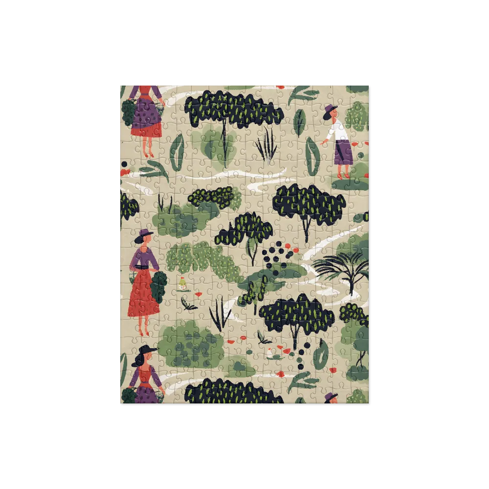 Harmony in Nature: A Whimsical Tapestry