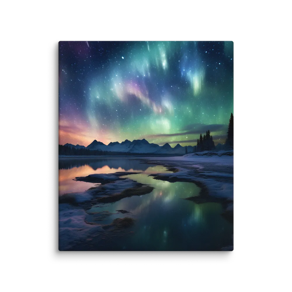 Ethereal Aurora: A Night Under the Stars