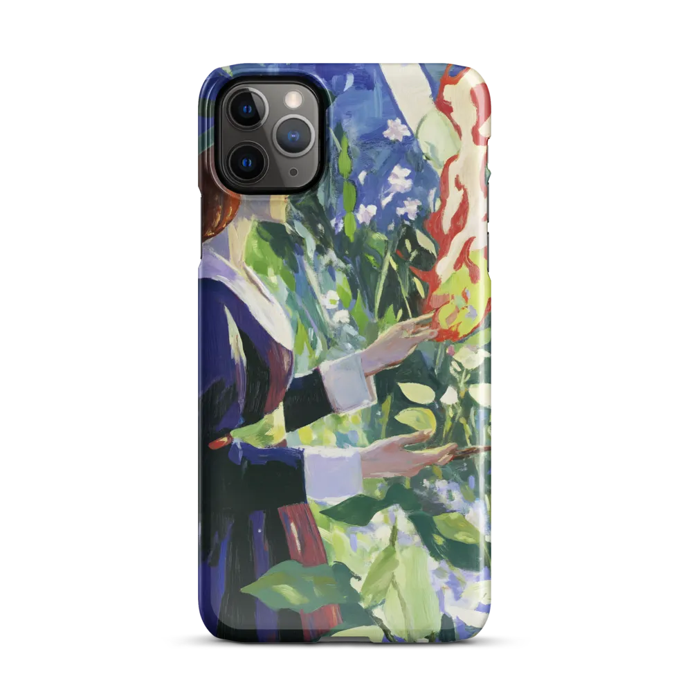 Enchanting Flames: A Dance with Nature | Phone Case |  11 Pro Max | Snap Case | Glossy