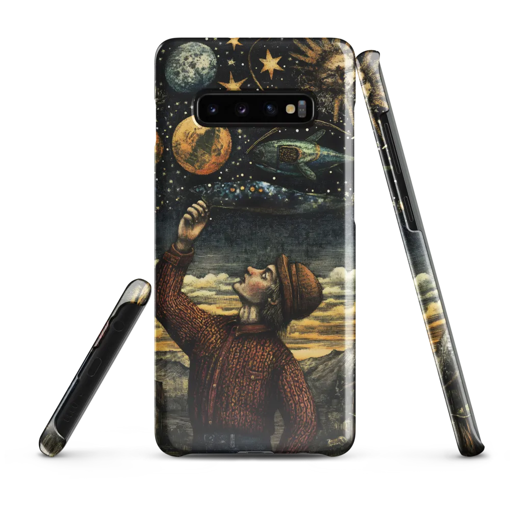 Cosmic Curiosity: A Journey Beyond Earth | Phone Case |  S10 Plus | Snap Case | Glossy