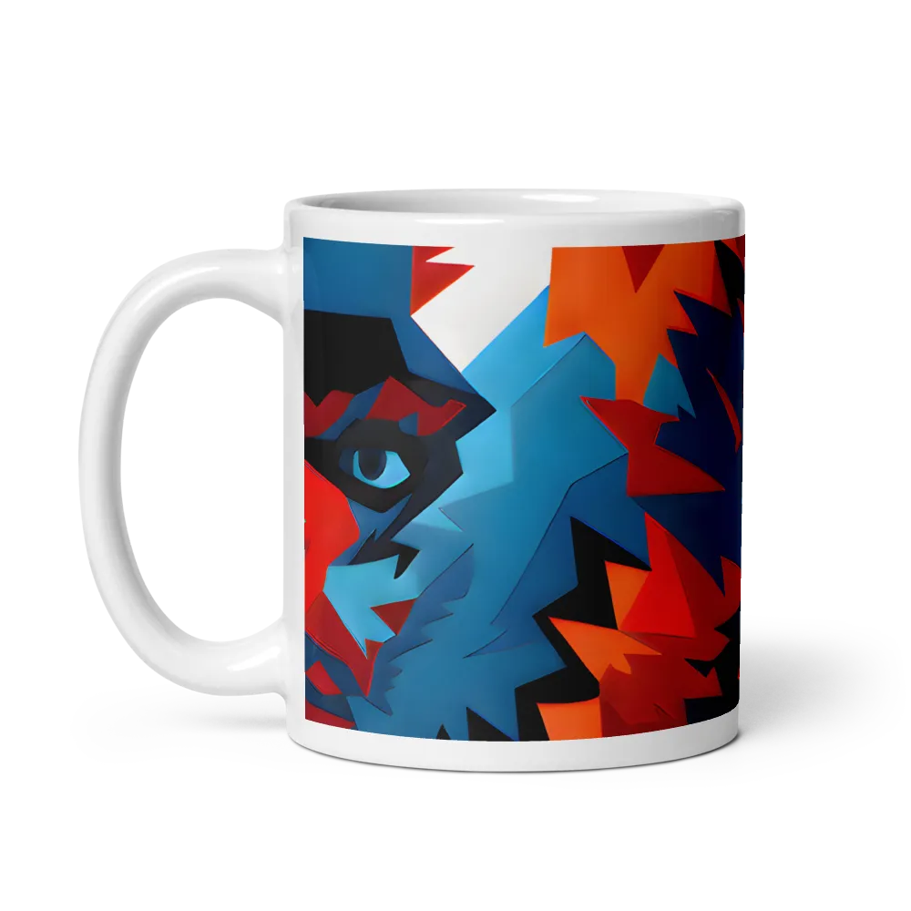 Vivid Aura of the Wolf | Mug with White inside | 11 oz