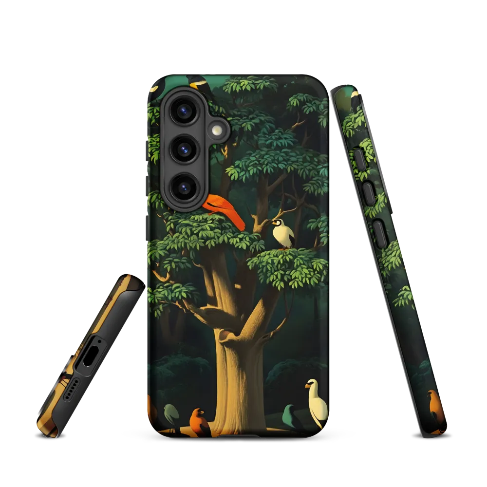 Harmony in Color: A Surreal Bird Symphony