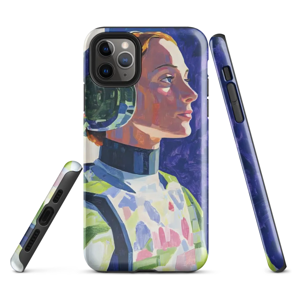 Beyond the Stars: A Contemplative Astronaut | Phone Case |  11 Pro Max | Tough Case | Glossy