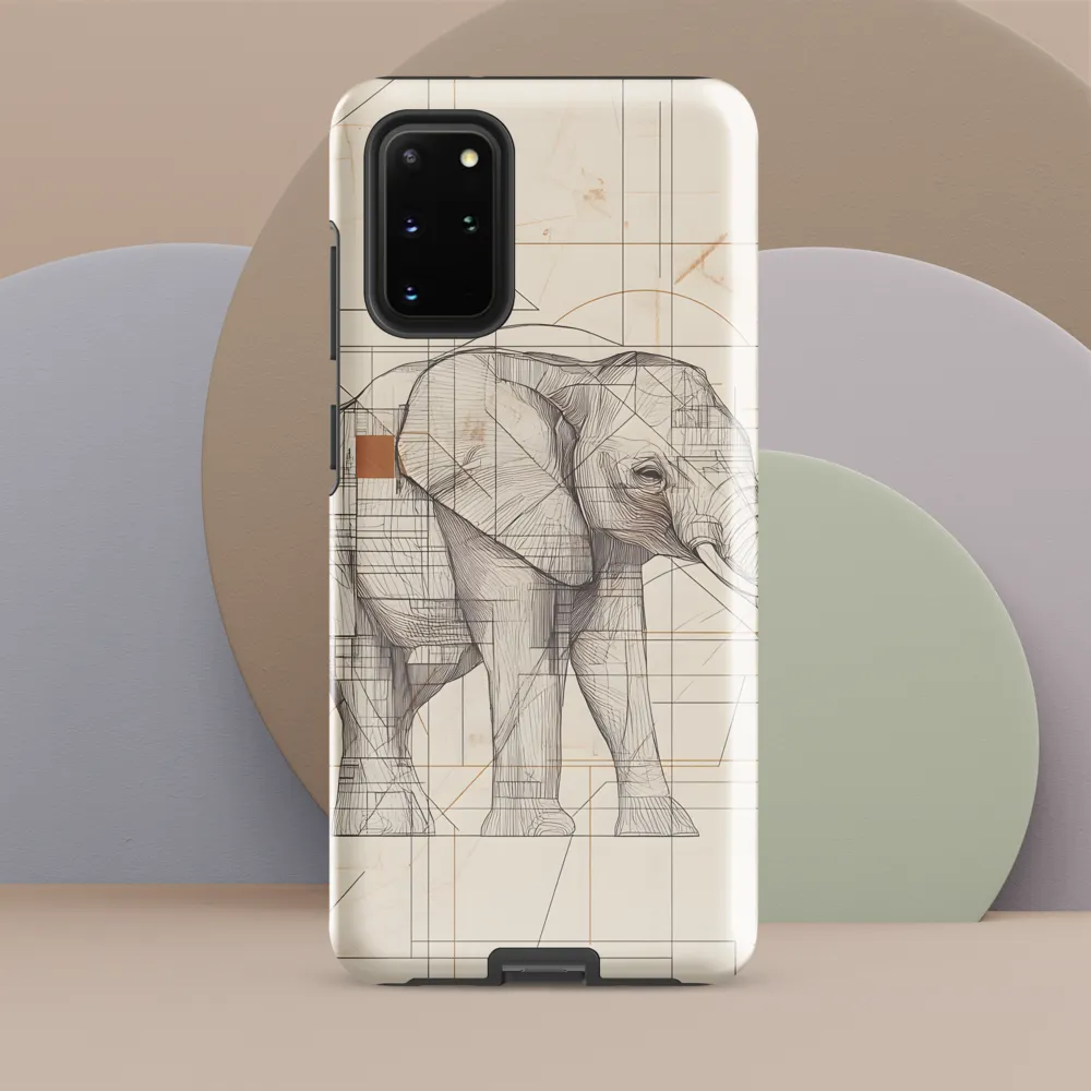 Geometric Elegance: The Steel Elephant