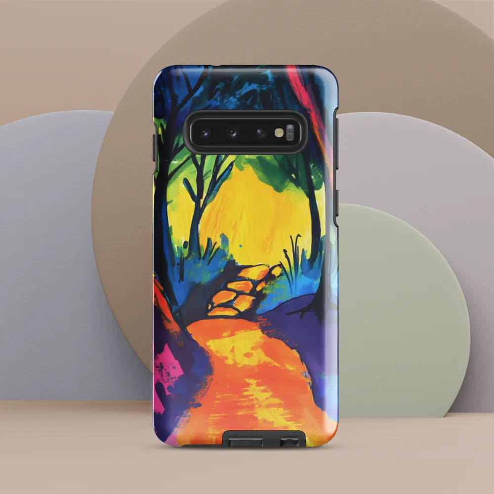 Path Through a Vibrant Forest