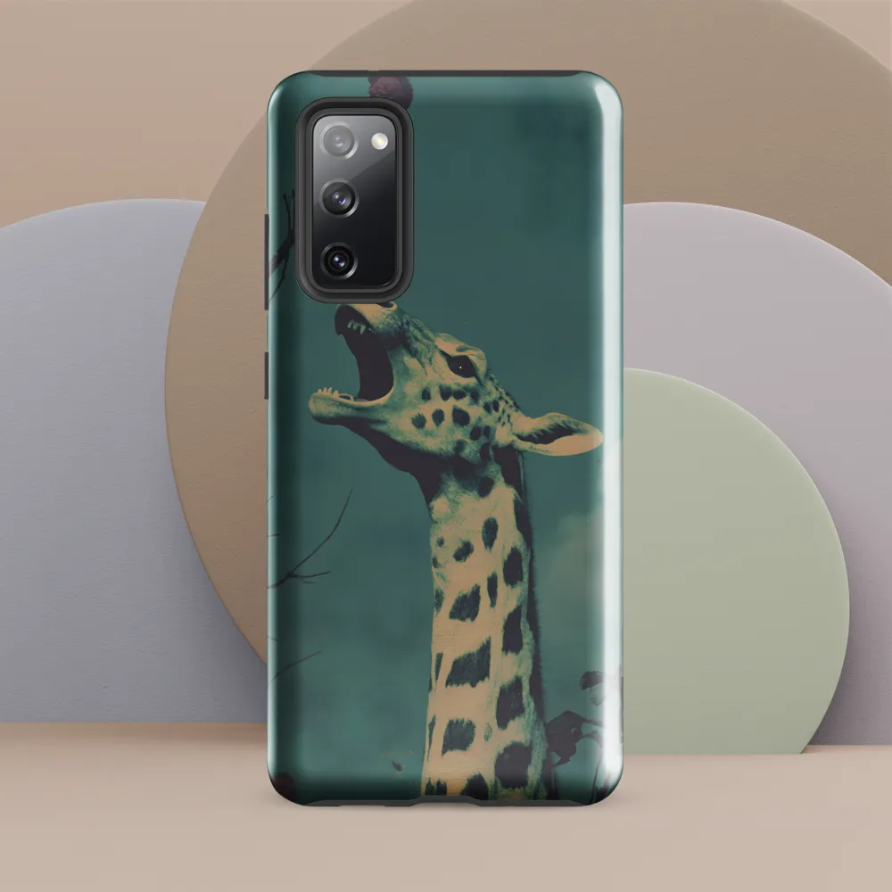 Whispers of the Tall: A Surreal Giraffe Encounter