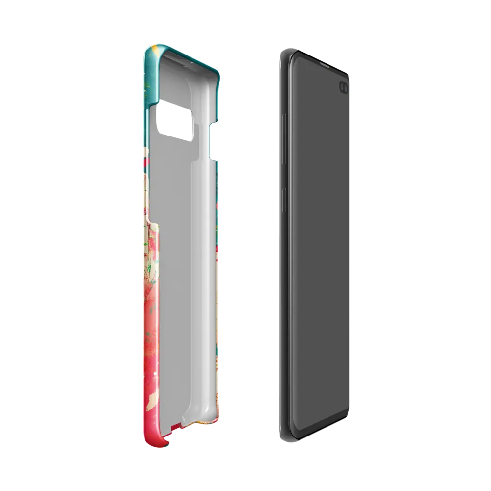 Cosmic Explorer: An Astronaut's Journey | Phone Case |  S10 | Snap Case | Glossy