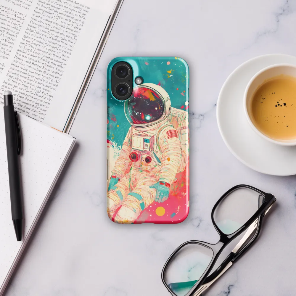 Cosmic Explorer: An Astronaut's Journey | Phone Case |  16 Plus | Snap Case | Glossy