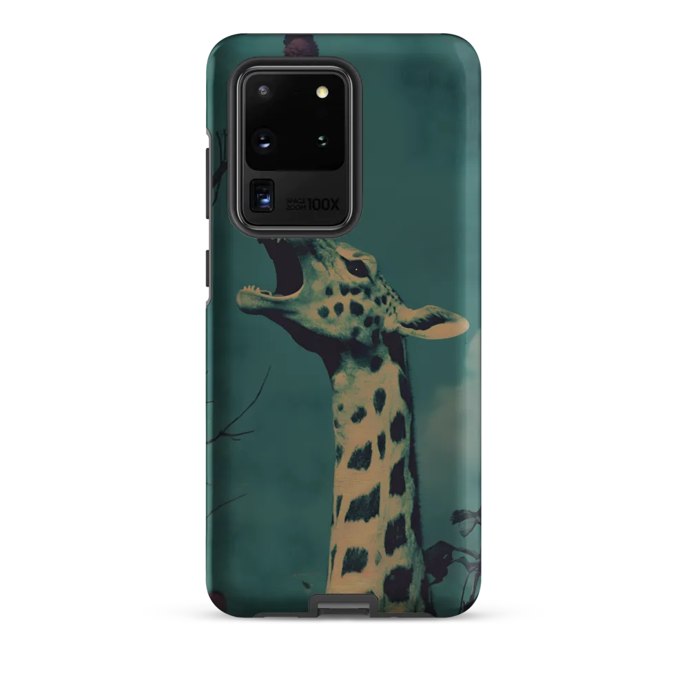Whispers of the Tall: A Surreal Giraffe Encounter