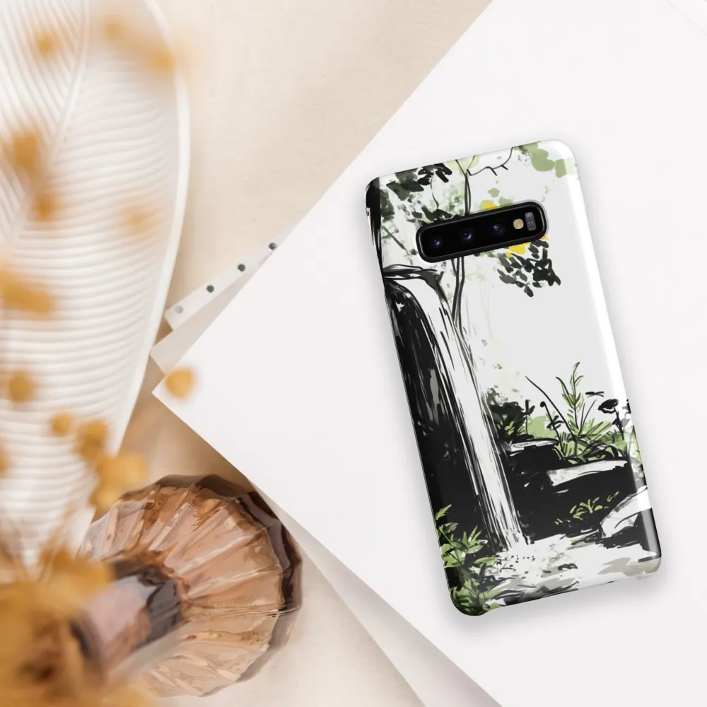 Tranquil Cascade | Phone Case |  S10 Plus | Snap Case | Glossy