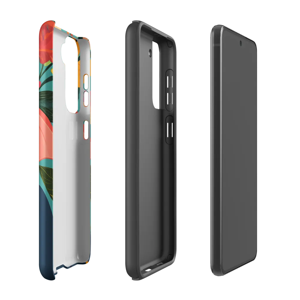 Elegance in Bloom | Phone Case |  S21 FE | Tough Case | Matte
