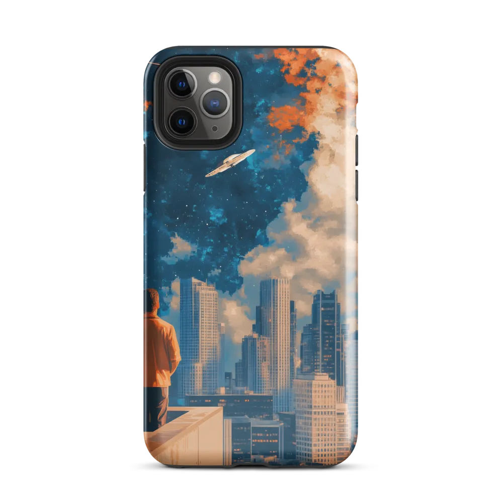 Cosmic Curiosity: A Glimpse into the Future | Phone Case |  11 Pro Max | Tough Case | Glossy