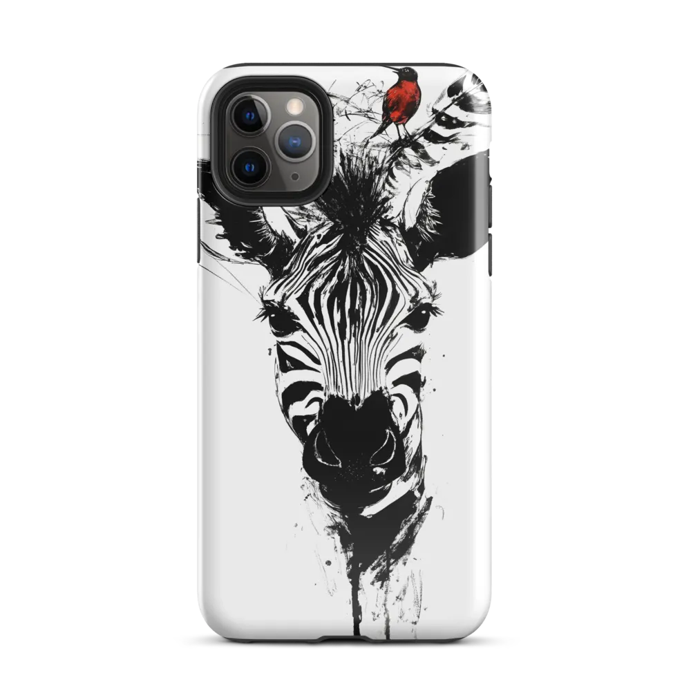 Majestic Stripes and Feathered Companions | Phone Case |  11 Pro Max | Tough Case | Glossy