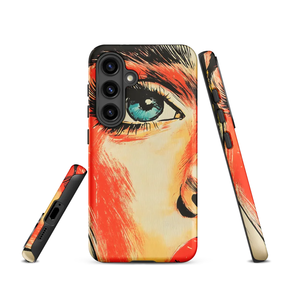 Intense Gaze: A Pop Art Portrait