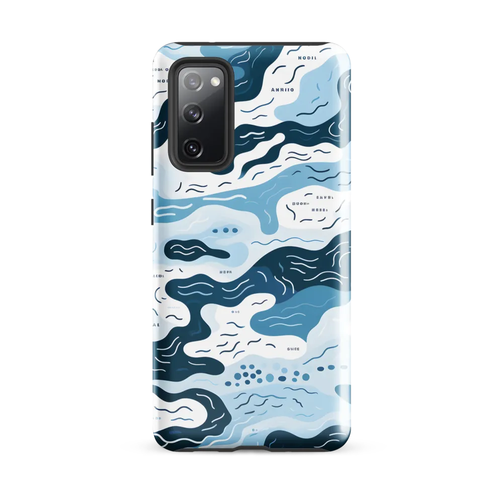 Flowing Waters: An Abstract Journey | Phone Case |  S20 FE | Tough Case | Glossy