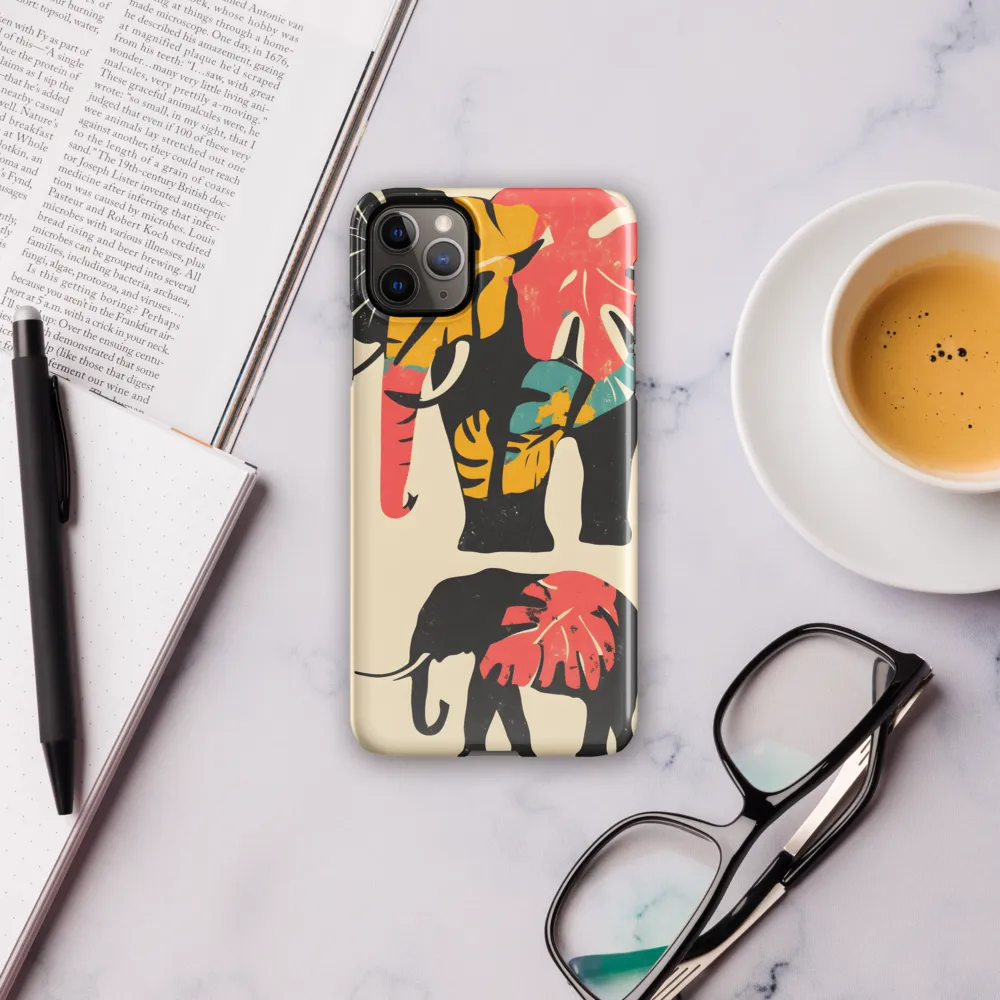 Tropical Elegance: The Elephant's Dance | Phone Case |  11 Pro Max | Snap Case | Glossy