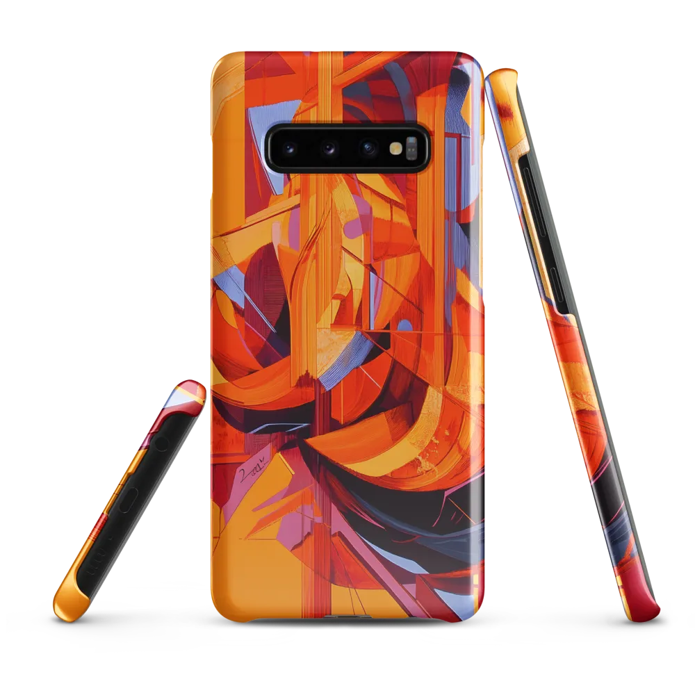 Dynamic Abstract Symphony | Phone Case |  S10 Plus | Snap Case | Glossy