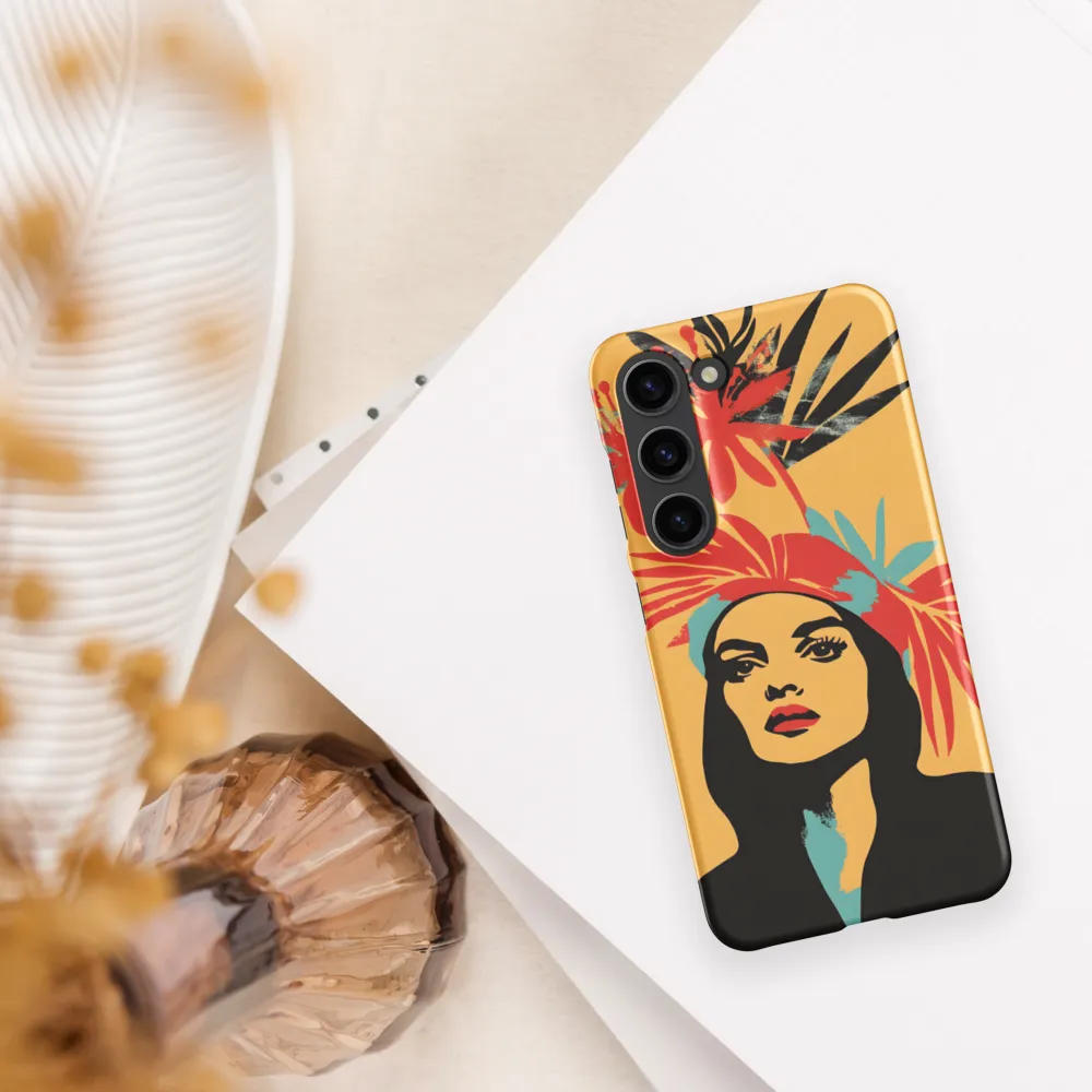 Tropical Elegance | Phone Case |  S23 | Snap Case | Matte