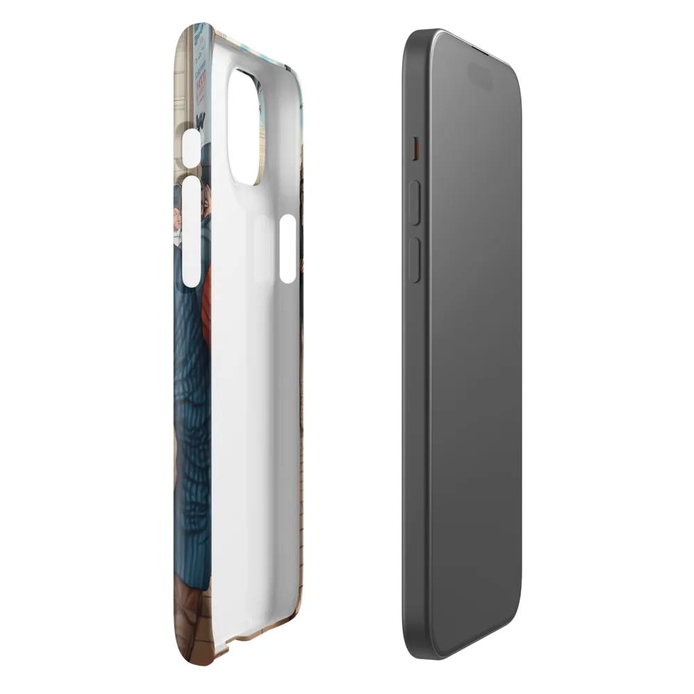 Caught in Tension | Phone Case |  15 Plus | Snap Case | Glossy