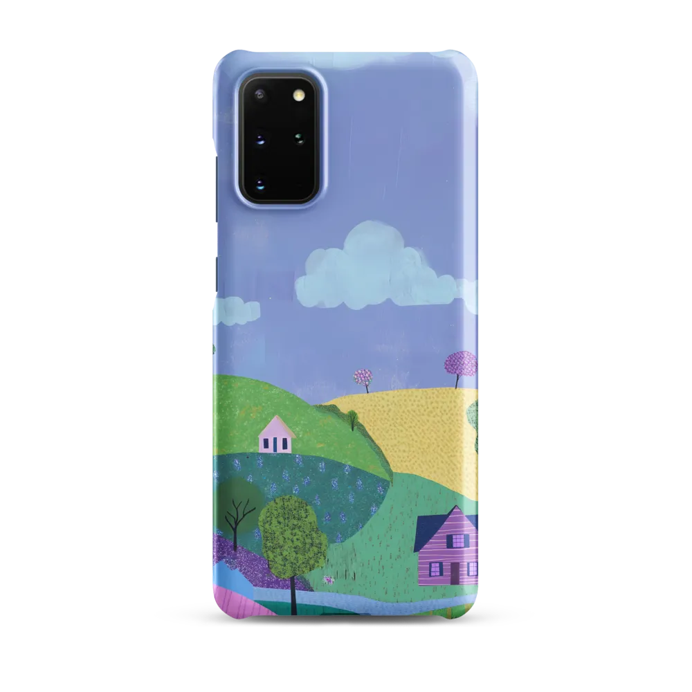Whimsical Hills and Quaint Homes | Phone Case |  S20 Plus | Snap Case | Matte
